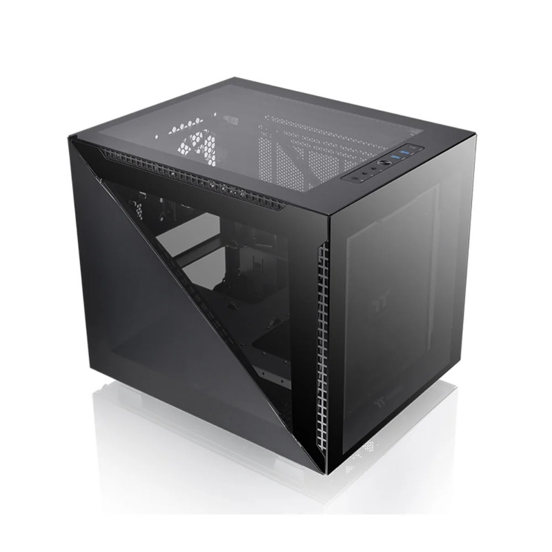 Thermaltake Divider 200 TG Micro Chassis - Black - صندوق